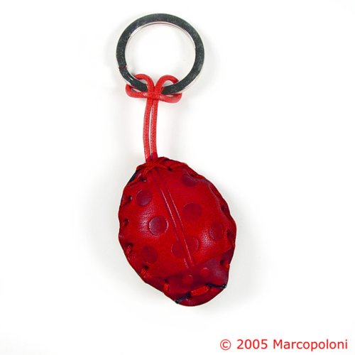 COCCINELLA - Ladybug Italian Leather Key Chain