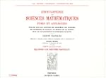 Encyclop�die des sciences math�matiqu...