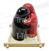 Black Red Hugs Salt and Pepper Shaker Set With Tray