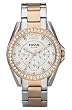 Fossil - Riley Stainless Steel Watch - Two-Tone ES2787