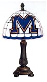 University of Michigan Wolverines Tiffany Style Lamp