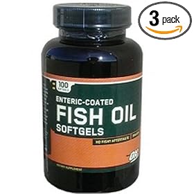 Optimum Nutrition Fish Oil, 100-Count Bottle (Pack of 3)