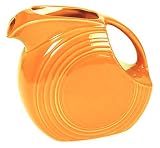 Fiesta Tangerine 485 28-Ounce Small Disk Pitcher
