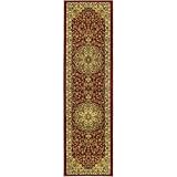 Safavieh Lyndhurst Collection LNH222B Red and Ivory Area Runner, 2 feet 3 inches by 8 feet  (23" x 8)