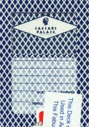 Caesars Palace Casino Las Vegas Blue Playing Cards