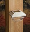 6x6 White Post and Stair Light 2 PACK [CAPITOL CITY LUMBER]