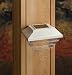 6x6 White Post and Stair Light 2 PACK [CAPITOL CITY LUMBER]