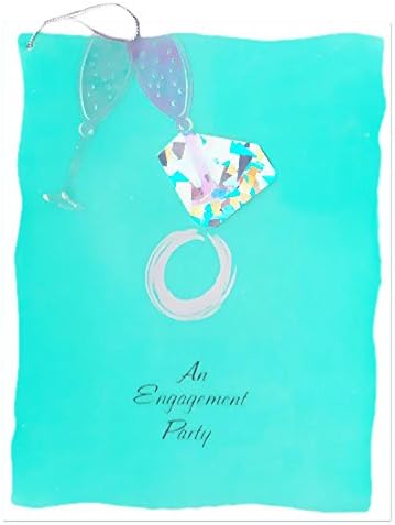 Bridal Shower 'Diamond Engagement' Invitations w/ Envelopes (8ct)