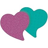 Post-it Super Sticky Notes, 3 in x 3 in, Heart Shape, Assorted Colors, 75 Sheets/Pad, 2 Pads/Pack (7350-T-HRT)