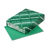 Wausau Paper Astrobrights Colored Card Stock, 65 lb, Letter, Gamma Green, 250 Sheets per Pack (22741)