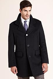 Big Tall Collezione Wool Blend Double Collar Check Jacket