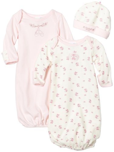 Vitamins Baby Baby-girls Newborn Sweet Little Steps 2 Gowns