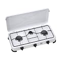 Design Gaskocher 3-flammig (50 mbar) (Ideal f�r die Campingk�che oder Outdoork�che)