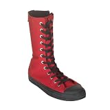 Pleaser - DEVIANT-201, Canvas Calf Sneaker Boot