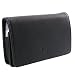 Motorola OEM horizonal fashion leather pouch (Black) with “S”