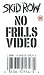 VHS : Skid Row - No Frills Video [VHS] [1993]