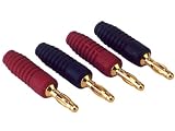 MONSTER CABLE MTR-H Extra Thick Banana Type Connectors ? 2 Pairs