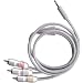3.5MM Plug to RCA/Video Cable - 3 Foot