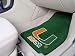 Miami Hurricanes universal fit Carpet 2 Pc Car Floor Mat (Rug)