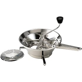 Mouliware Vegetable Mill, Stainless Steel, 19 cm