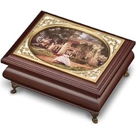 The San Francisco Music Box Company, Gone With The Wind Tara Jewelry Box