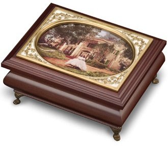 Gone With The Wind Tara Musical Jewelry Box