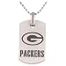 Men's NFL Titanium Dog Tag with Chain- Packers