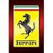 Ferrari (Logo) Art Poster Print - 24x36