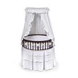 Badger Basket Elite Oval Baby Bassinet, Cherry... by Badger Basket Co