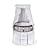 Badger Basket Elite Oval Baby Bassinet, Cherry with White Eyelet