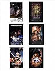Star Wars Episode I II III IV V VI 6 Movie Posters (Size 27x40)