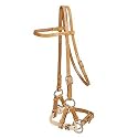 Harness Leather Double Nose Side Pull