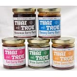 Thai and True Curry Paste - 5 Flavor Sampler