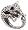 Beautiful ZAD Leopard Wrap Around Fashion Ring Antique Silver Tone with Green Crystal Sparkling Eyes , 7