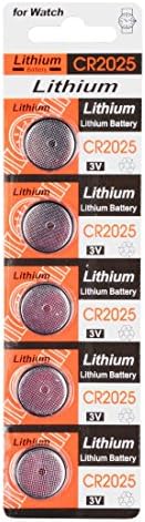 HPEC® 1 Set CR2025 3v Lithium Battery 5pcs Battery/Set