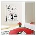 Home Decor Mural Art Wall Paper Stickers--Dating under the street lamp SWST-07