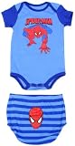 Newborn Baby Boys Spider-Man Creeper Diaper Cover Set