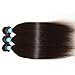 ALI JULIA Hair 3 Bundles 7A Brazilian Virgin Straight Hair Weft 100% Unprocessed Human Hair Weft Extensions Natural Color