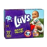 Luvs Ultra Leakguards Baby Diapers, Size 2, #10443 - 35 Diapers / Pack, 4 Packs