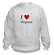 I LOVE VIRGINIA - State-series - Light Grey Sweatshirt