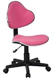 Task Office Chair with Pink Fabric - BT-699-PINK-GG