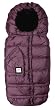 7 A.M. Enfant Extendable Baby Bunting Bag Adaptable for Strollers, Metallic Plum