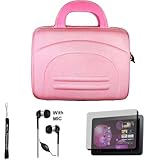 Pink eBigValue Protective Hard Nylon Cube Carrying Case with Handles For Sa ....