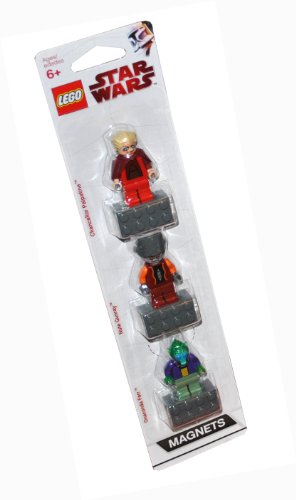 Lego Star Wars Character Minifigure Magnets Series 3 Pack Set # 852844 - Chancellor Palpatine, Nute Gunray and Onaconda Farr Minifigures with Magnet Base