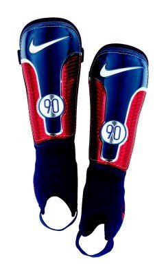 Nike T90 Protegga Shield Schienbeinschoner navy/red