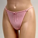Venus 2 Pack $28 Satin Pink Floral Back Thong #0162 sz S M