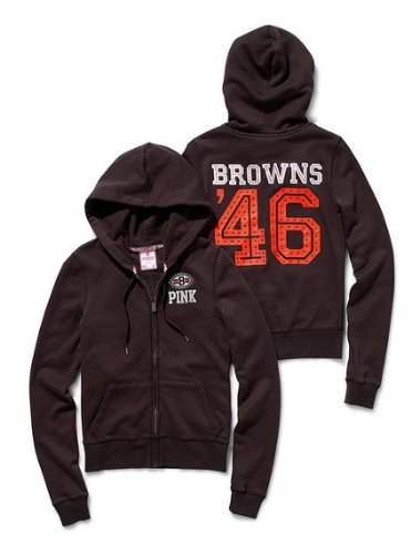 (ヴィクトリアシークレット) Victoria'sSecret PINK バックプリント ラインストーン ジップパーカー 46 XS  vs784［並行輸入品］