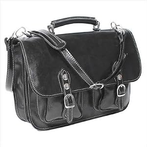 Poste Messenger Bag in Black