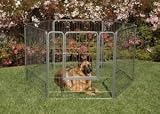 Prec Courtyard Kennel With Door 38 high