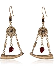 The SAK Tusk Brick Red Drop Earrings